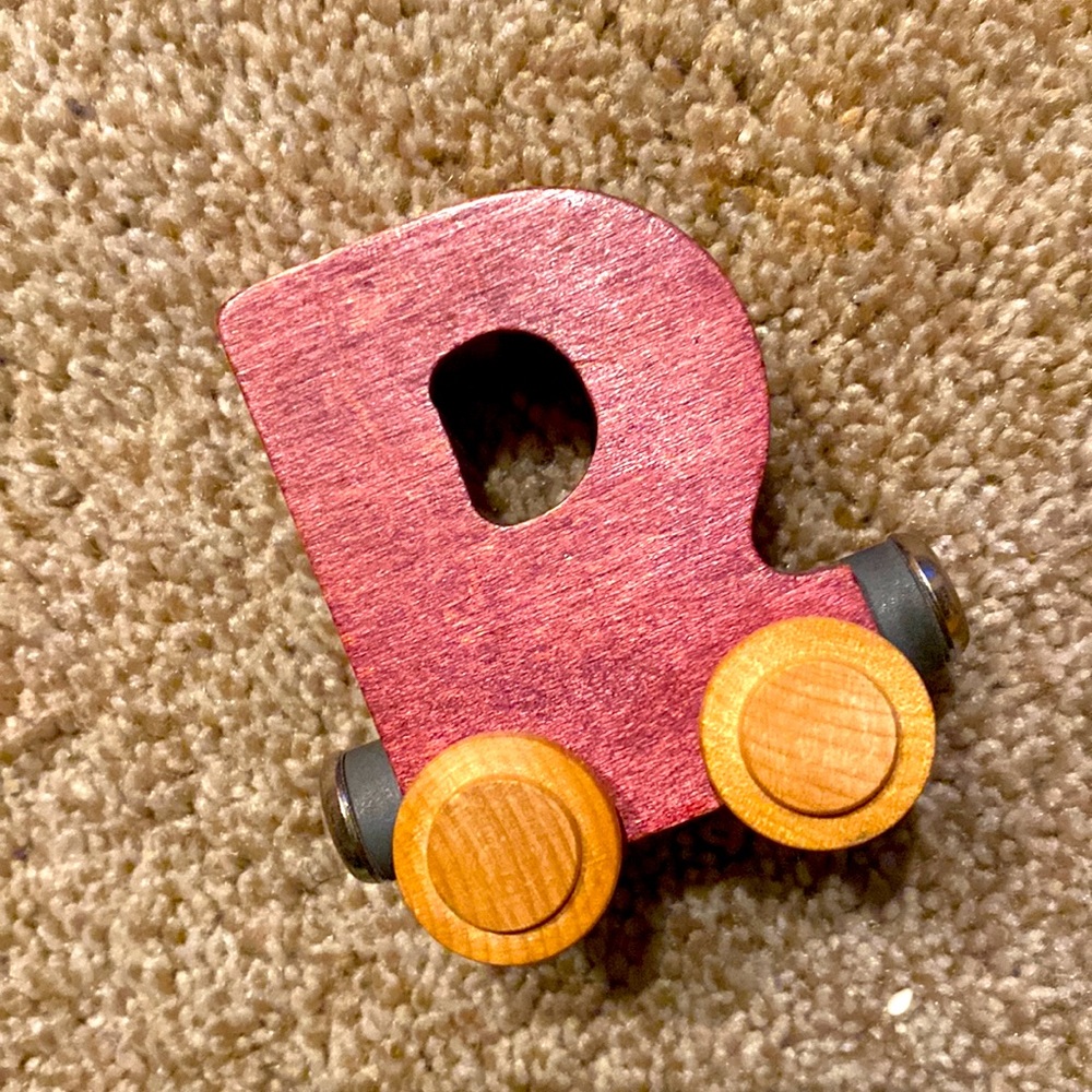 🌻3 for $20🏷️ NameTrain Wooden Letter “D” Purple